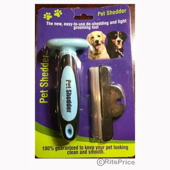 Pet Shedder THE EASY TO USE DE SHEDDING AND LIGHT GROOMING TOOL (1 Pack) - New - Picture 2 of 9